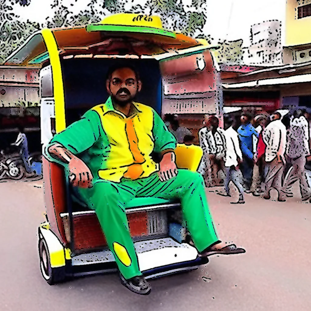 You are currently viewing Peak bengaluru , peak comfort : auto driver installs office chair in autorickshaw