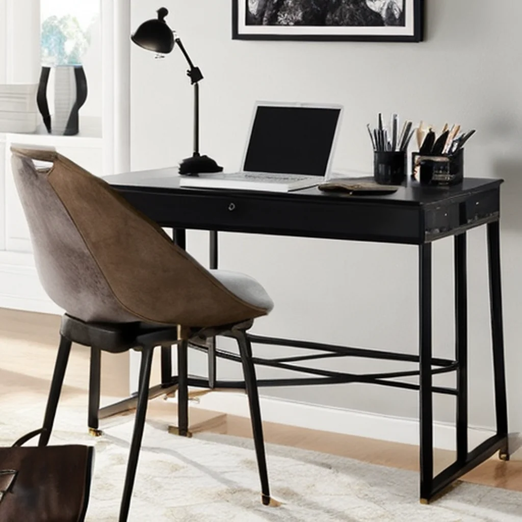 Artistic representation for "upgrade your workspace: unbeatable home office furniture deals under $