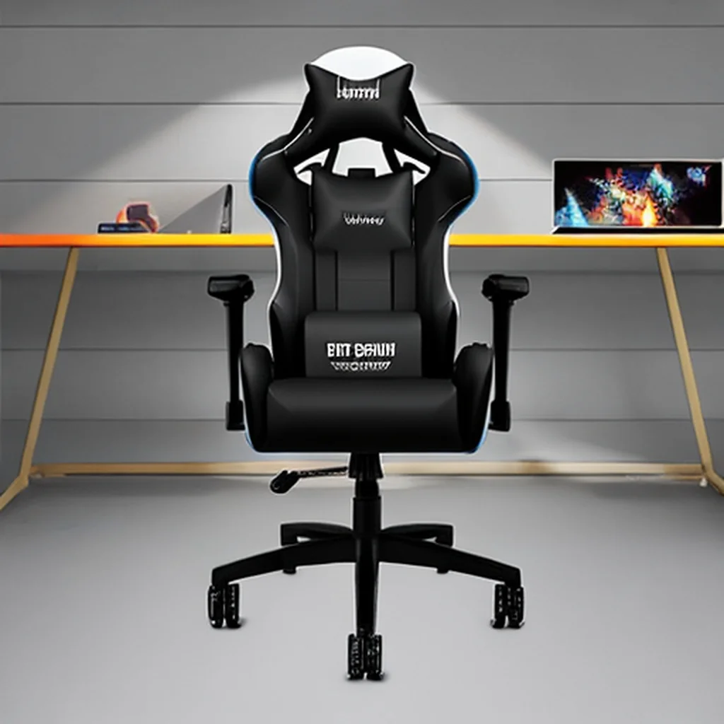 Artistic representation for Hbada E3 Ergonomic Gaming Chair is about a healthy life for work , rest , and play.