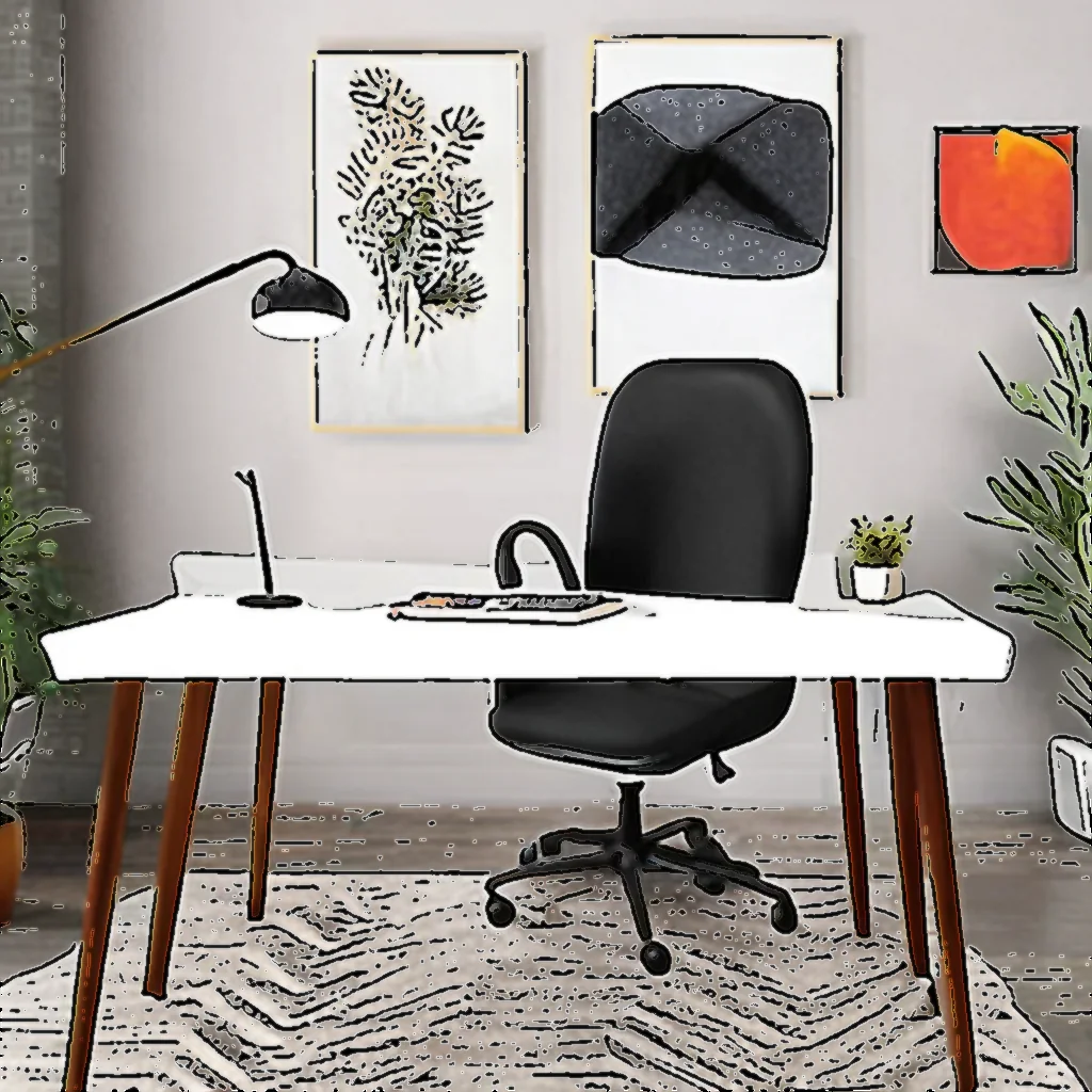 Artistic representation for Kit out your home office with these great furniture deals on amazon.
