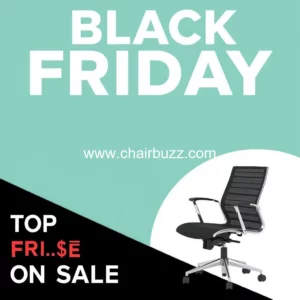 Artistic representation for Black friday deals: top office chairs & desks on sale!