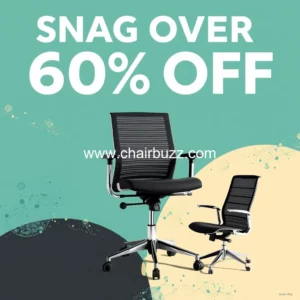 Artistic representation for Snag over 60% off premium office chairs on amazon!