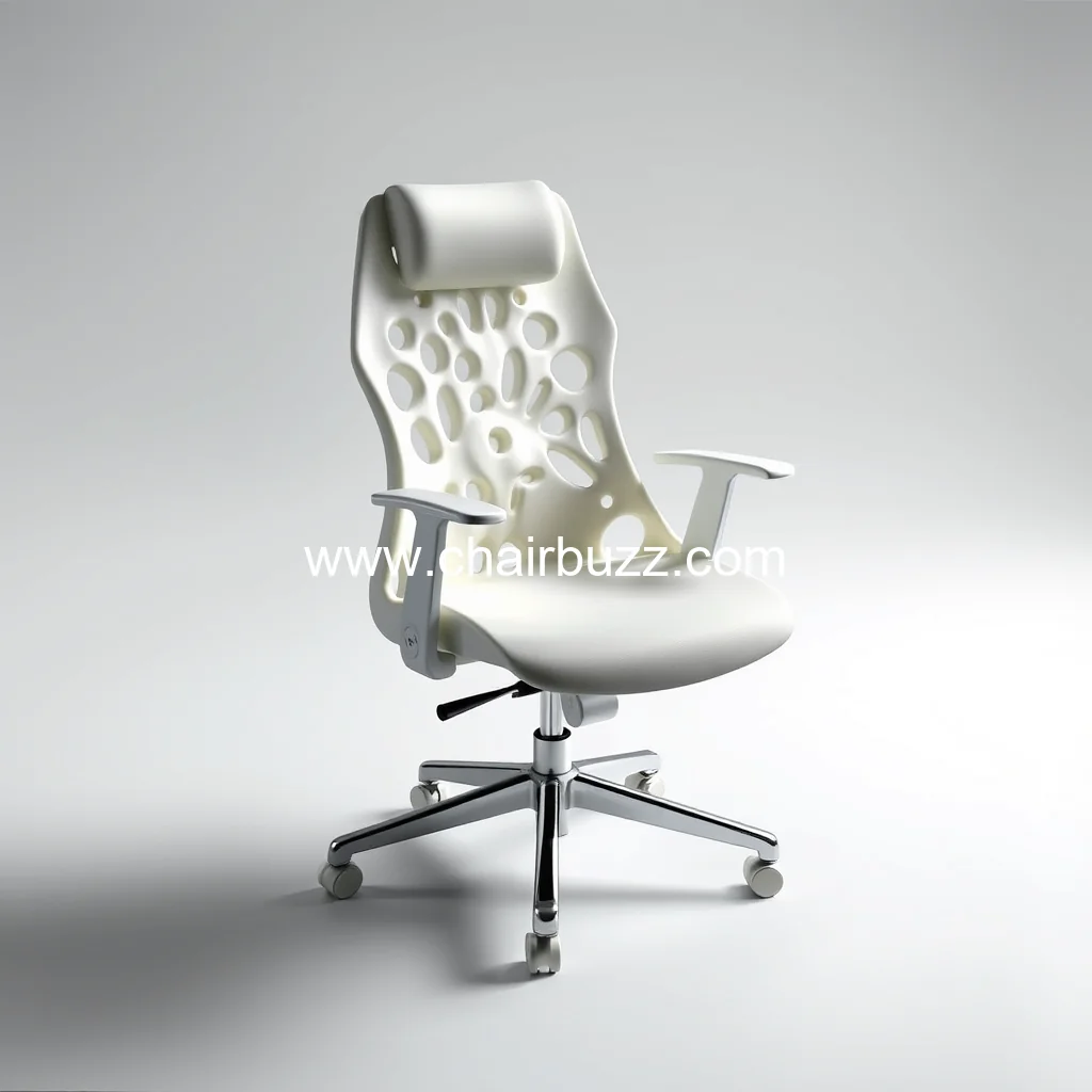 Artistic representation for Comfort revolution: world's first 3d printed office chair!