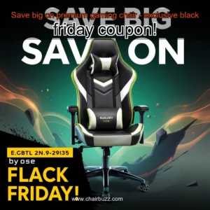 Read more about the article Save big on premium gaming chair – exclusive black friday coupon!