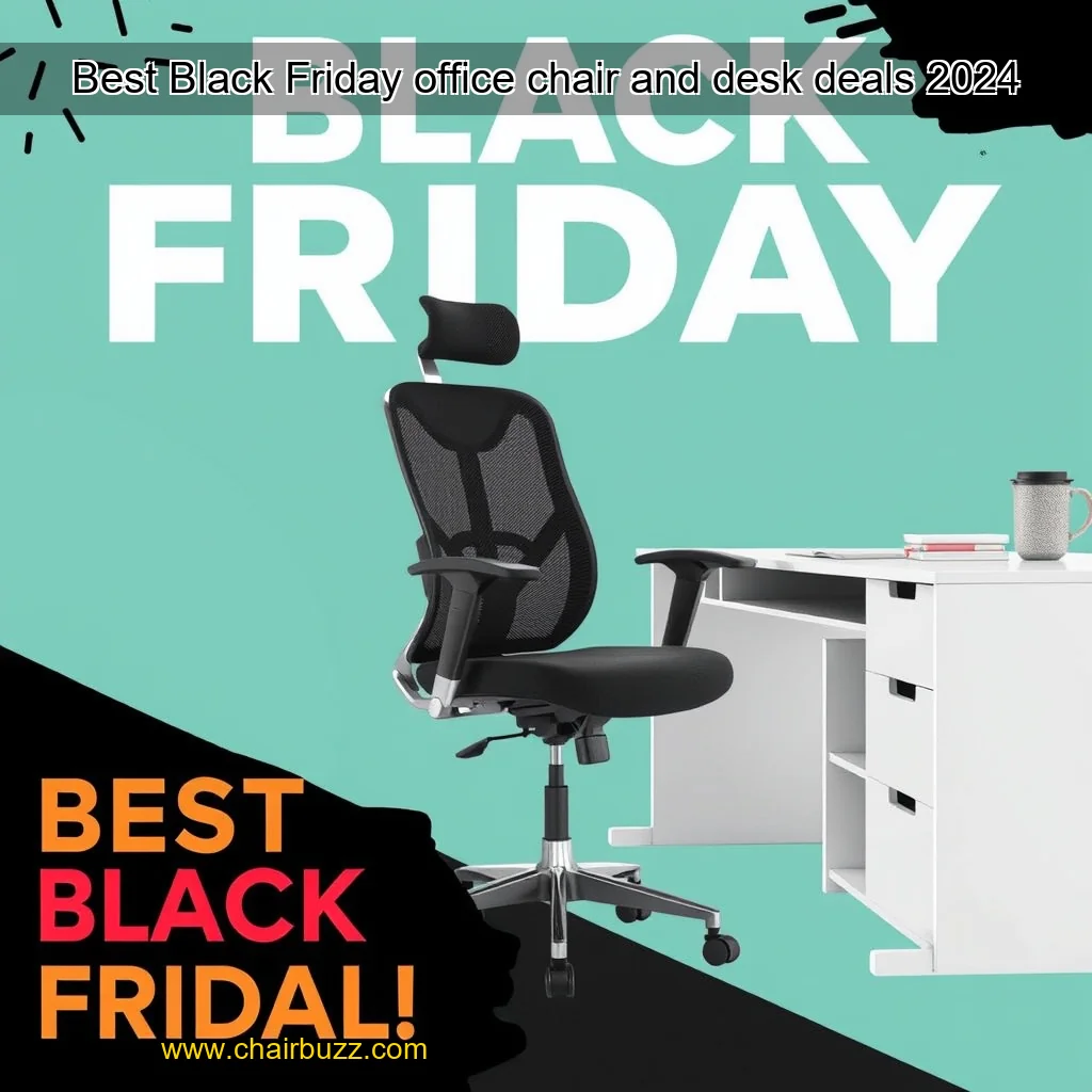 Artistic representation for Best Black Friday office chair and desk deals 2024