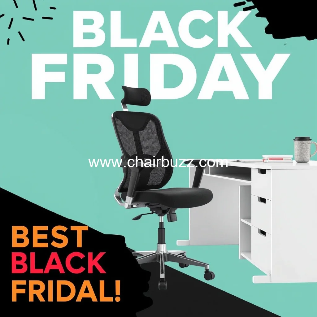 Artistic representation for Best Black Friday office chair and desk deals 2024
