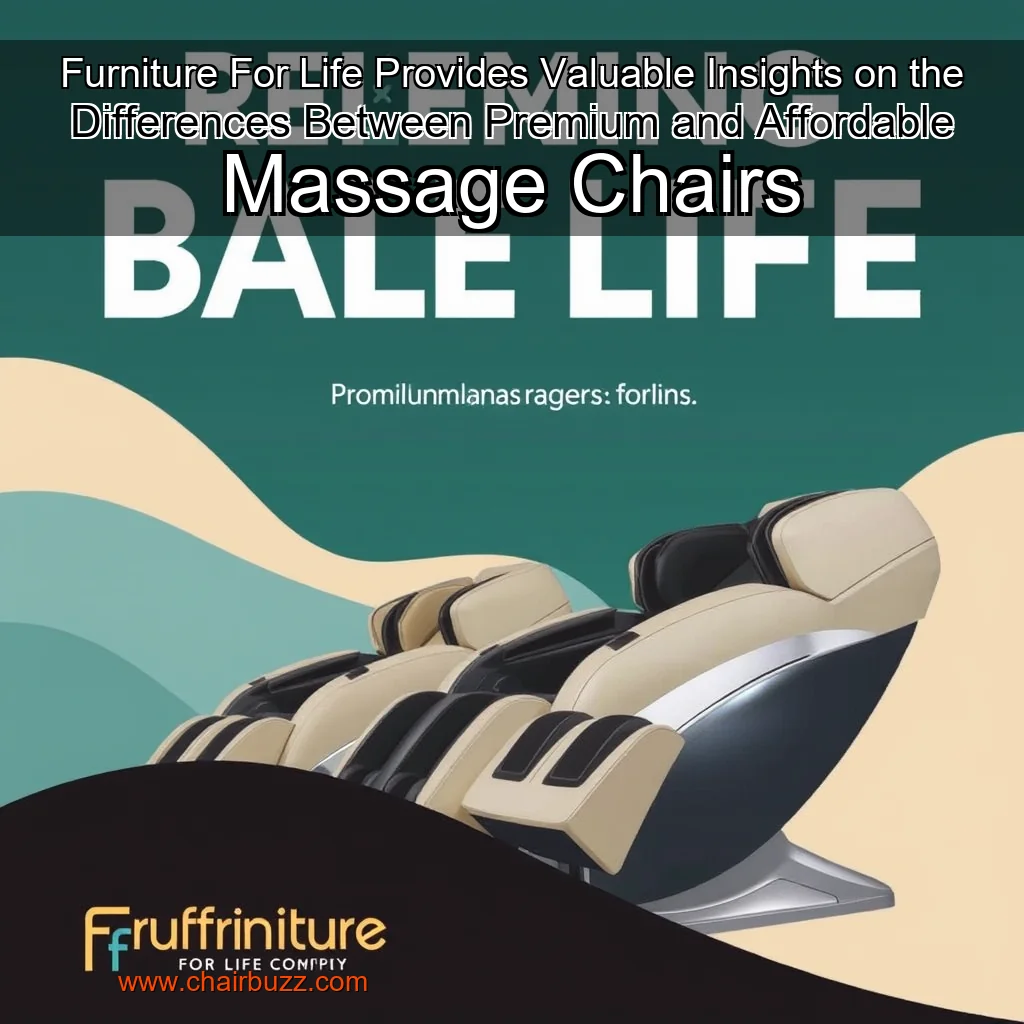 Artistic representation for Furniture For Life Provides Valuable Insights on the Differences Between Premium and Affordable Massage Chairs