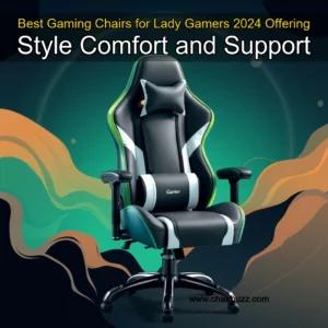 Artistic representation for Best Gaming Chairs for Lady Gamers 2024 Offering Style Comfort and Support