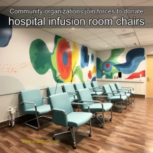 Read more about the article Community organizations join forces to donate hospital infusion room chairs