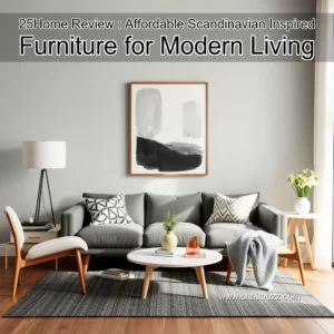 Read more about the article 25Home Review : Affordable Scandinavian  Inspired Furniture for Modern Living