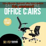 Read more about the article Extra affordable ergonomic office chairs available this weekend!