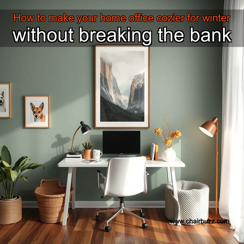 You are currently viewing How to make your home office cozier for winter without breaking the bank
