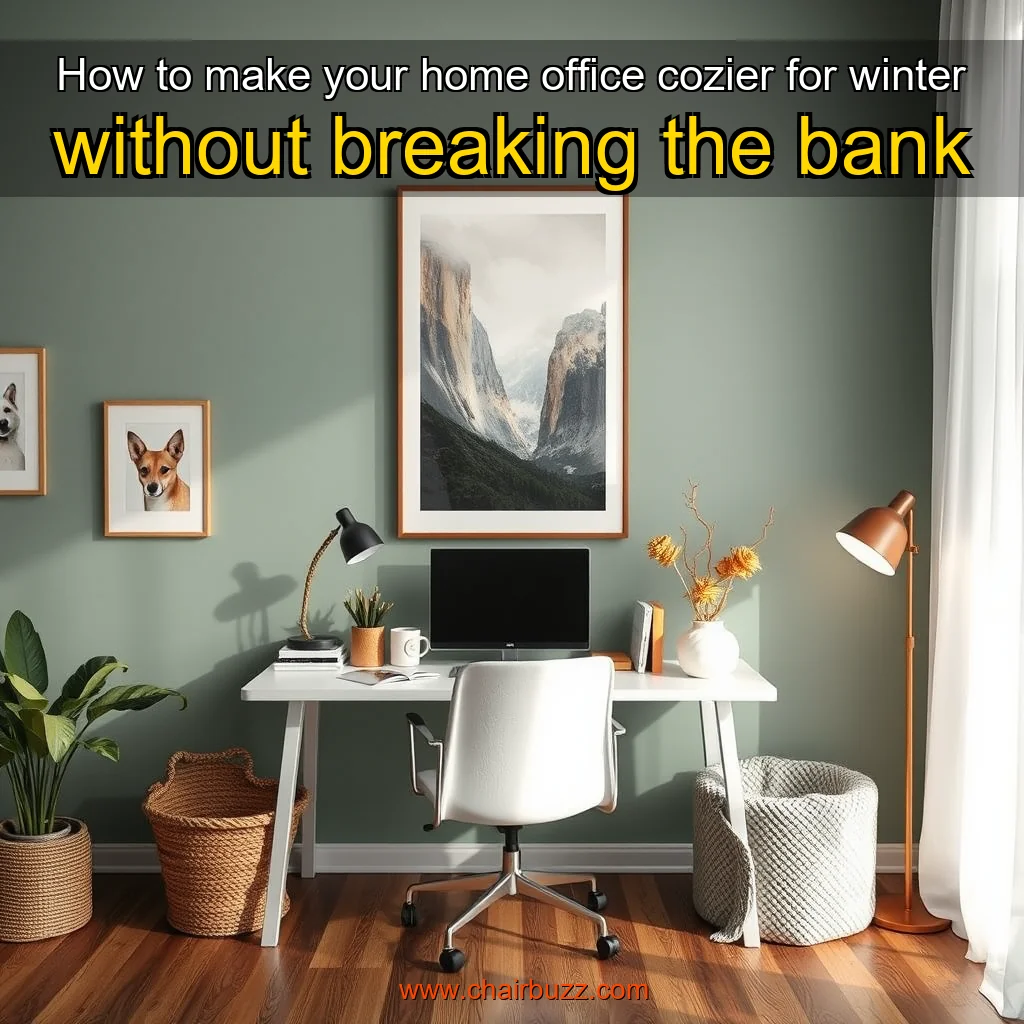 You are currently viewing How to make your home office cozier for winter without breaking the bank