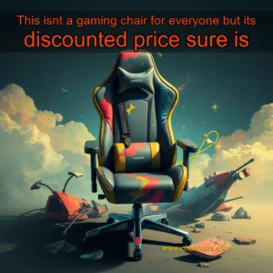 Read more about the article This isnt a gaming chair for everyone  but its discounted price sure is