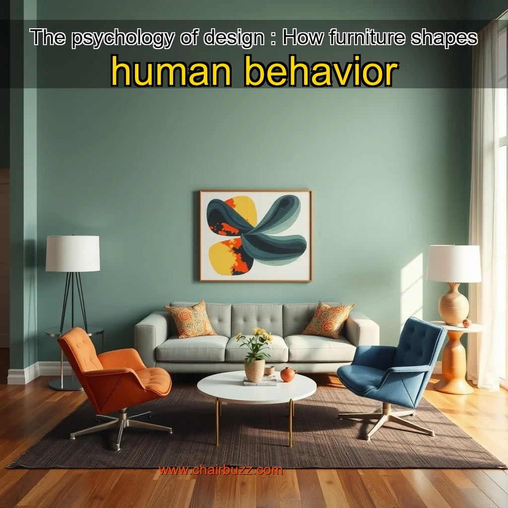 You are currently viewing The psychology of design : How furniture shapes human behavior