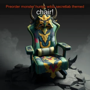Read more about the article Preorder monster hunter wilds secretlab themed chair!