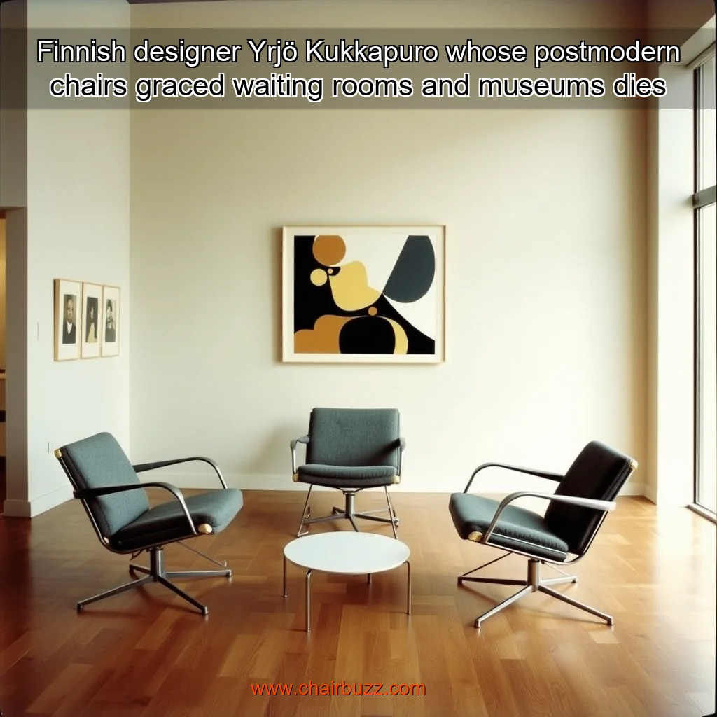 You are currently viewing Finnish designer Yrjö Kukkapuro  whose postmodern chairs graced waiting rooms and museums  dies