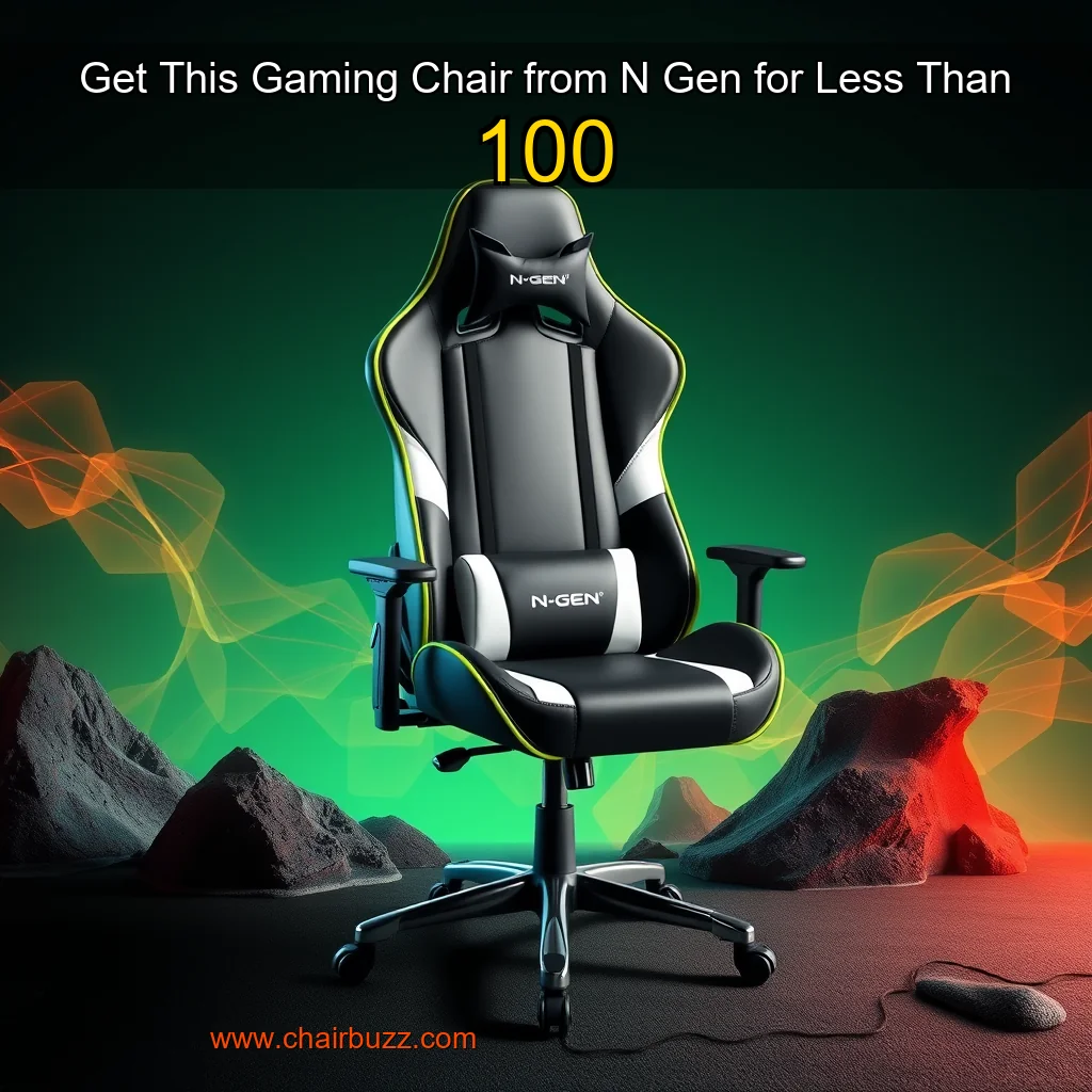 You are currently viewing Get This Gaming Chair from N  Gen for Less Than 100