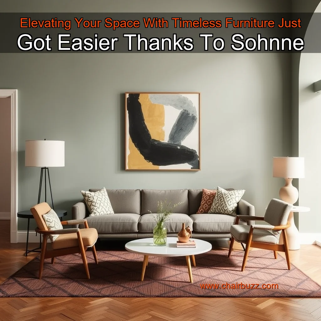 Artistic representation for Elevating Your Space With Timeless Furniture Just Got Easier Thanks To Sohnne