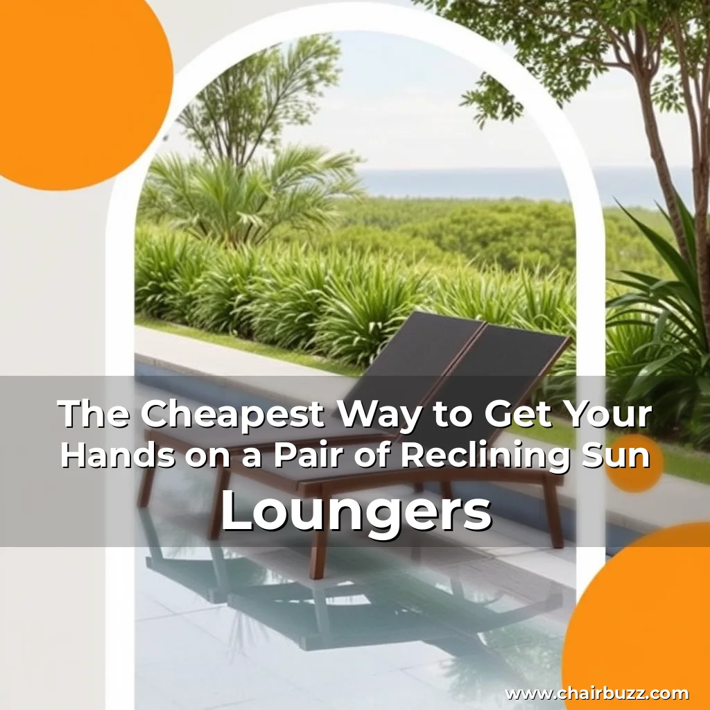 Artistic representation for The Cheapest Way to Get Your Hands on a Pair of Reclining Sun Loungers