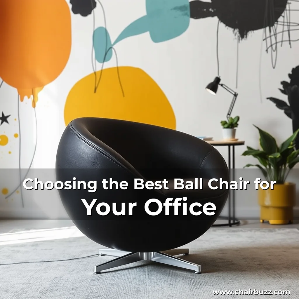 You are currently viewing Choosing the Best Ball Chair for Your Office