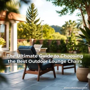 Artistic representation for The Ultimate Guide to Choosing the Best Outdoor Lounge Chairs