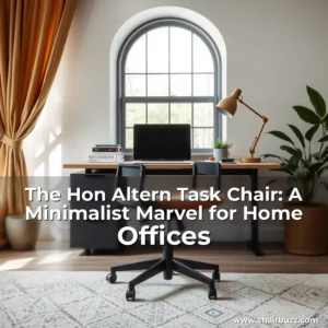 Artistic representation for The Hon Altern Task Chair: A Minimalist Marvel for Home Offices