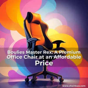 Artistic representation for Boulies Master Rex: A Premium Office Chair at an Affordable Price