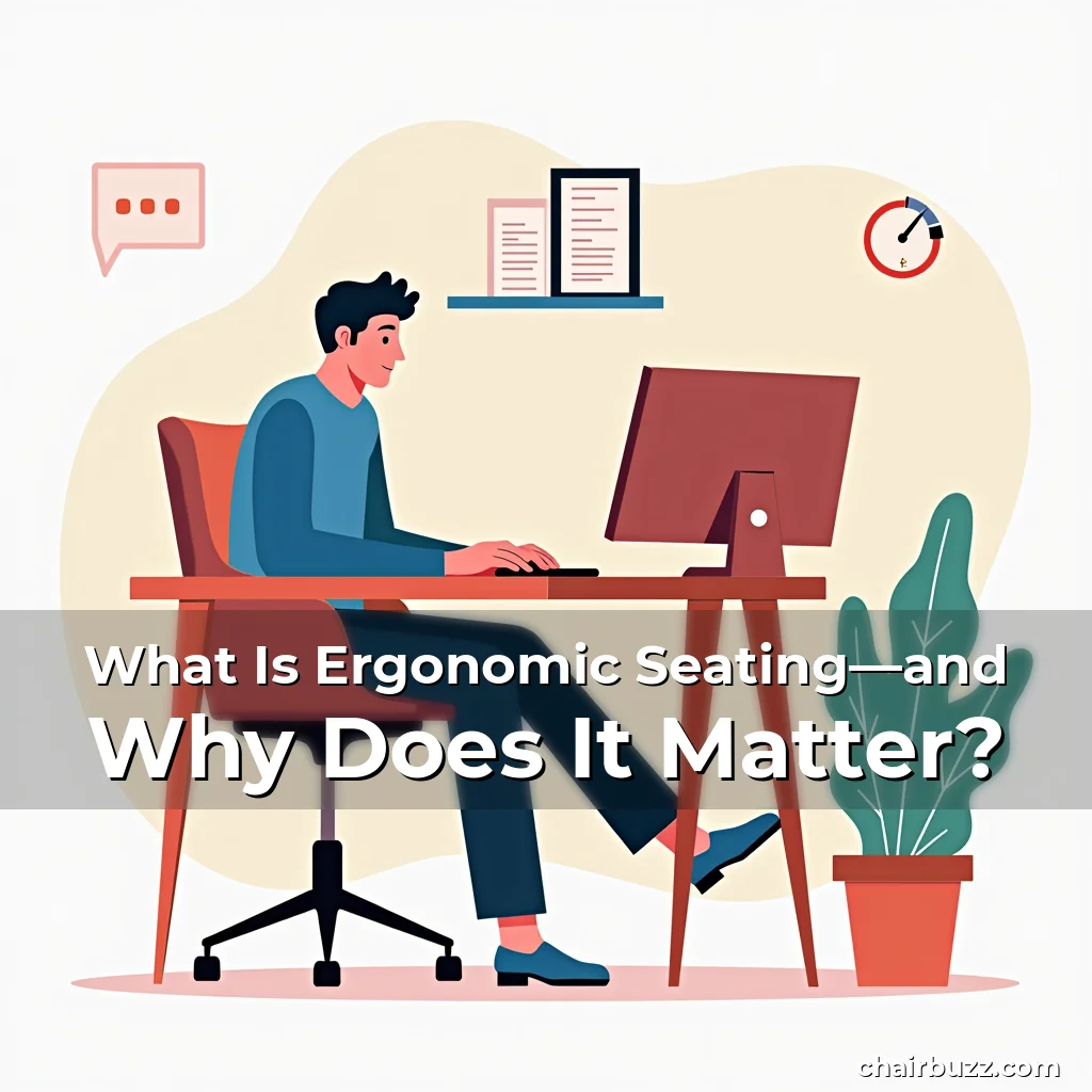 You are currently viewing What Is Ergonomic Seating—and Why Does It Matter?