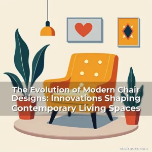 Artistic representation for The Evolution of Modern Chair Designs: Innovations Shaping Contemporary Living Spaces
