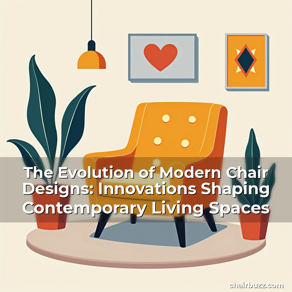 You are currently viewing The Evolution of Modern Chair Designs: Innovations Shaping Contemporary Living Spaces